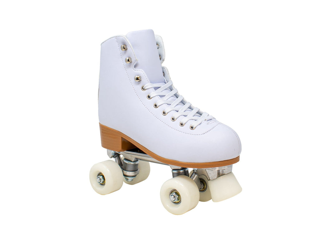 Core White Solid Roller Skates