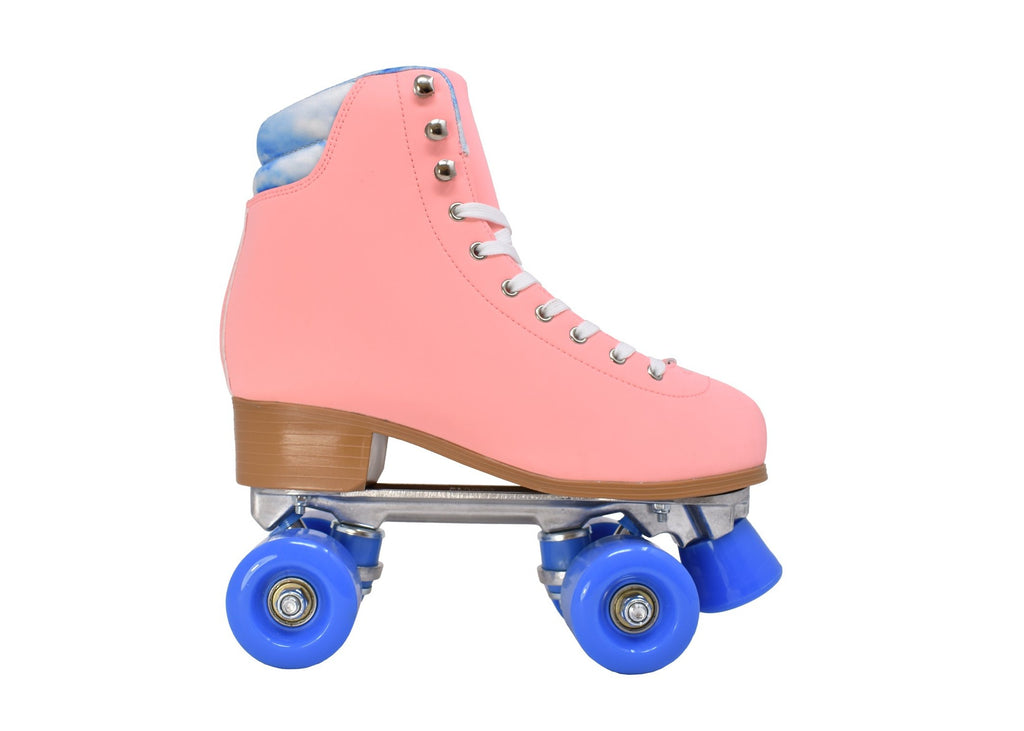 Core Pink Quilted Roller Skates