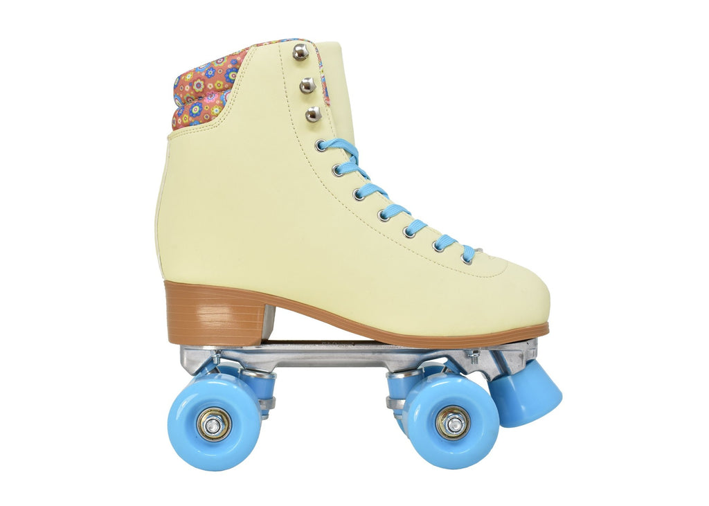 Core Yellow Quilted Roller Skates