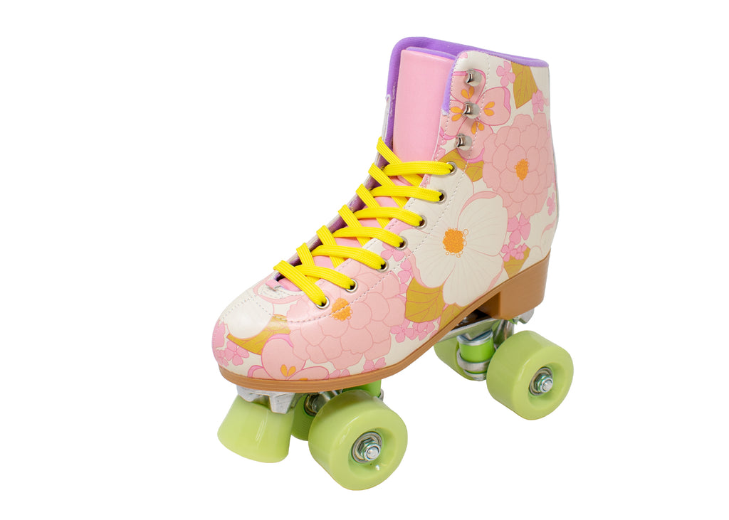 Floral Pastel Roller Skates